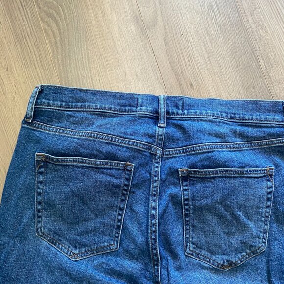 GAP "Best Girlfriend" Mid-Blue High-Rise Studded Decal Jeans - Picture 12 of 15